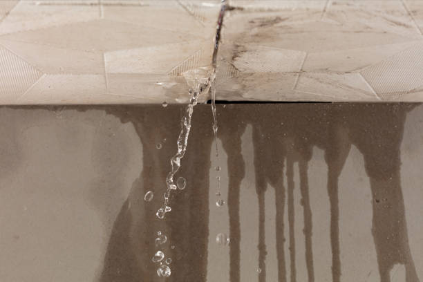 Professional Sewage Cleanup technician working in Purling, NY